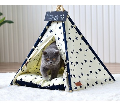 PLHAN Durable Washable Pet House  Pet   Dog Teepee Tent House Wholesale